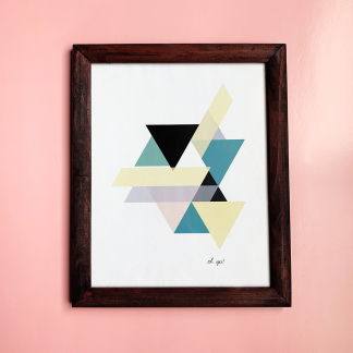 print Marco madera GEO 1 grande