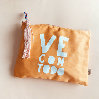 Bolso de viaje VE CON TODO naranja