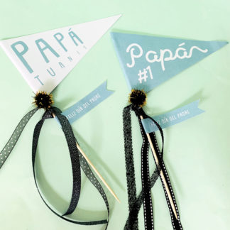 Banderin PAPÁ descargable