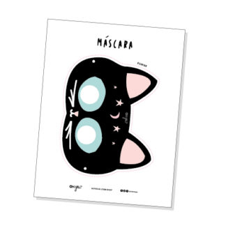 Máscara gato (descargable)